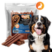 Friandise naturelle pour chien au lapin, riche en protéines et facile à mâcher. Une récompense saine et savoureuse pour tous les chiens.
