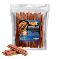 Friandise naturelle pour chien au cheval, riche en protéines et facile à mâcher. Une récompense saine et savoureuse pour tous les chiens.