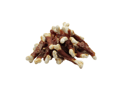 Friandise naturelle pour chien, riches en protéines et faites avec de vraies viandes.lapin, cheval, agneau, boeuf, poisson