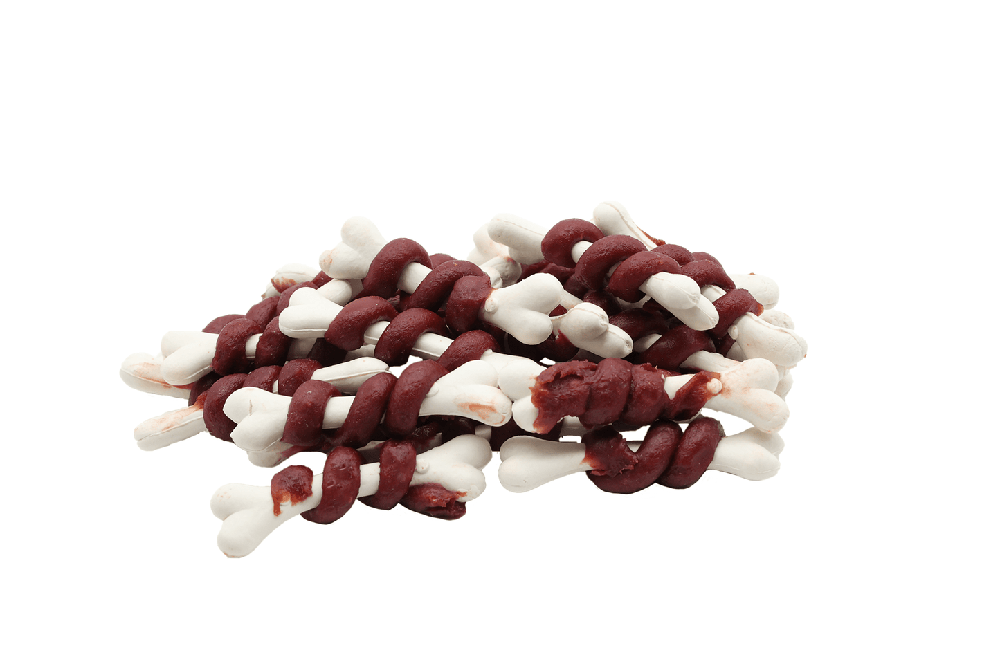 Friandise naturelle pour chien, riches en protéines et faites avec de vraies viandes.lapin, cheval, agneau, boeuf, poisson